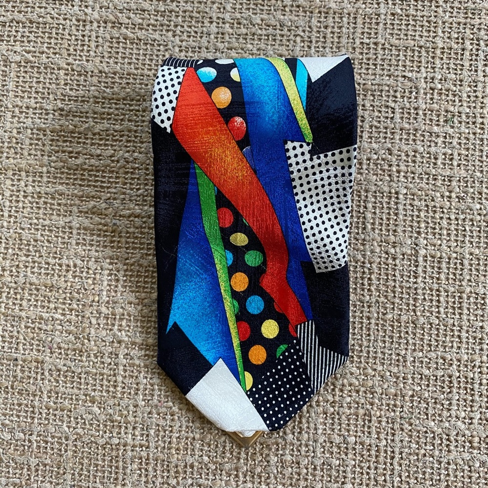 🎨VERNET de PARIS VTG SILK TIE 🎨